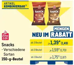 METRO Fine Life Snacks Angebot