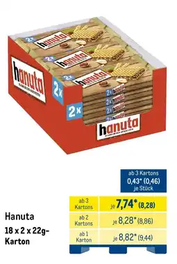 METRO Hanuta Angebot