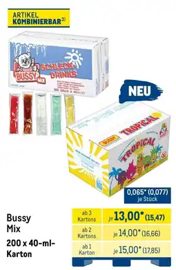 METRO Bussy Mix Angebot