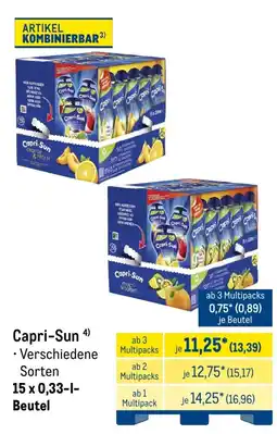 METRO Capri-Sun Angebot