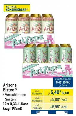 METRO Arizona Eistee Angebot