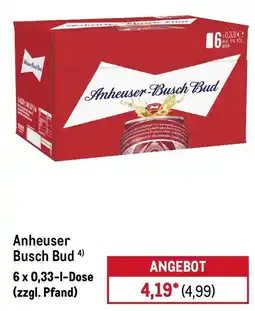 METRO Anheuser-Busch Bud Angebot