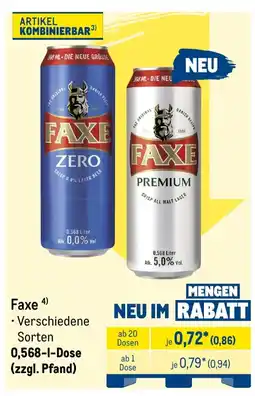 METRO Faxe Angebot