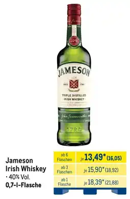 METRO Jameson Irish Whiskey Angebot