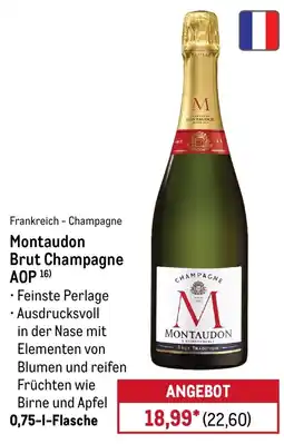 METRO Montaudon Brut Champagne AOP Angebot