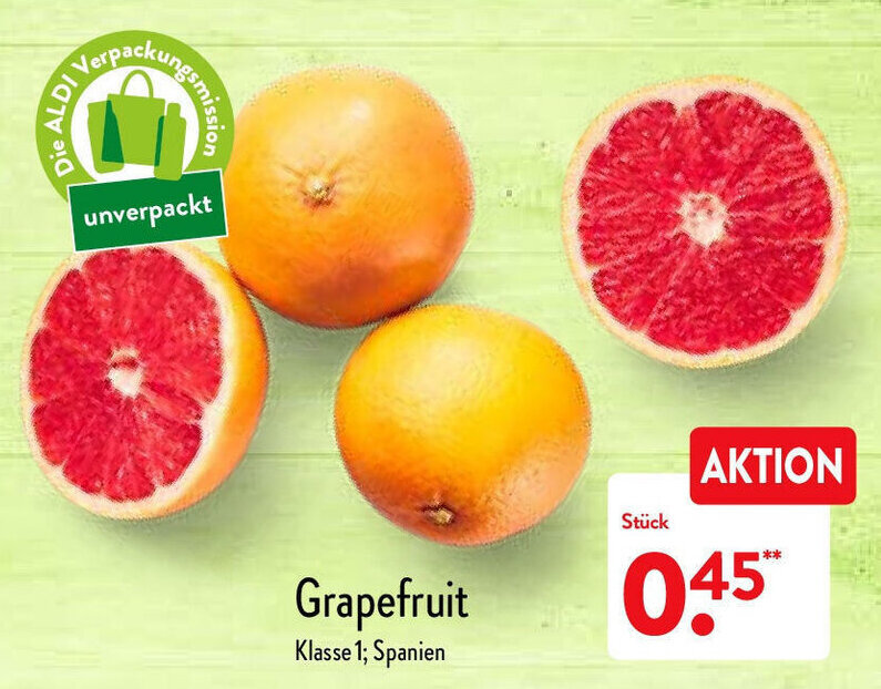 Grapefruit Angebot bei Aldi Nord