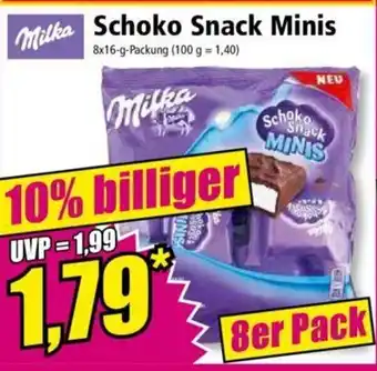 Norma Milka Schoko Snack Minis 8er Pack Angebot