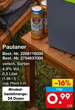 Netto Marken-Discount Paulaner Angebot