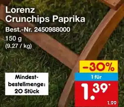 Netto Marken-Discount Lorenz Crunchips Paprika Angebot