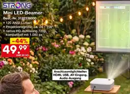 Netto Marken-Discount STRONG Mini LED-Beamer Angebot