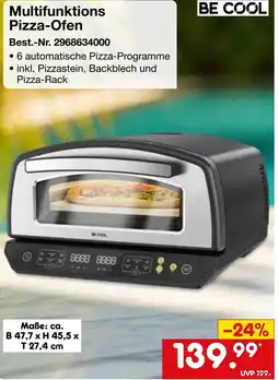 Netto Marken-Discount BE COOL Multifunktions Pizza-Ofen Angebot