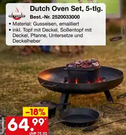 Netto Marken-Discount EL FUEGO Dutch Oven Set, 5-tlg. Angebot