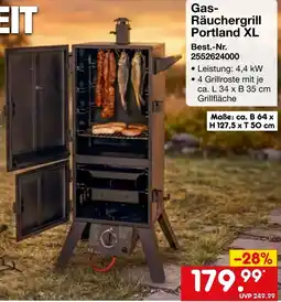 Netto Marken-Discount EL FUEGO Gas Räuchergrill Portland XL Angebot