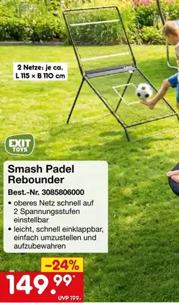 Netto Marken-Discount EXIT TOYS Smash Padel Rebounder Angebot