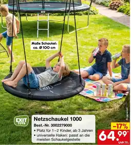 Netto Marken-Discount EXIT TOYS Netzschaukel 1000 Angebot
