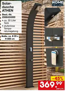 Netto Marken-Discount HOME DELUXE Solardusche ATHEN Angebot