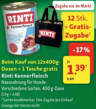 Fressnapf Rinti Kennerfleisch Angebot