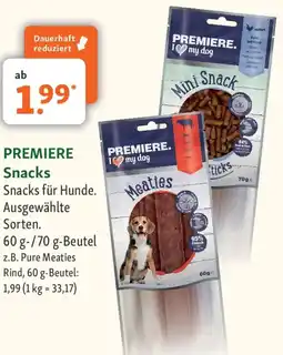 Fressnapf PREMIERE Snacks Angebot