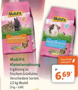 Fressnapf MultiFit Kleintiernahrung Angebot