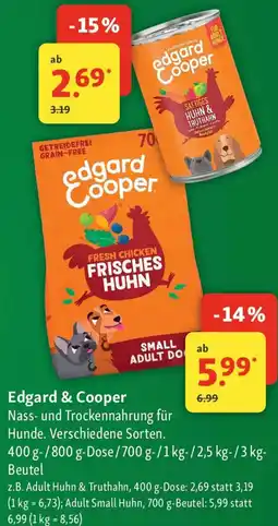 Fressnapf Edgard & Cooper Nass- und Trockennahrung Angebot