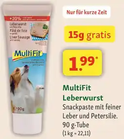 Fressnapf MultiFit Leberwurst Angebot