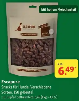 Fressnapf Escapure Snacks Angebot