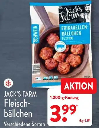 Aldi Nord Jack's Farm Fleischbällchen 1000g Angebot