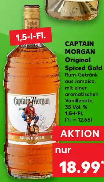 Kaufland Captain Morgan Original Spiced Gold 1,5 L - Fl Angebot