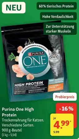 Fressnapf Purina One High Protein Angebot