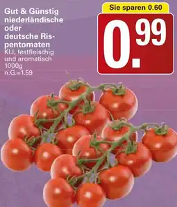 WEZ Gut & Günstig niederländische oder deutsche Rispentomaten Angebot