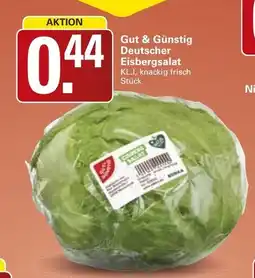 WEZ Gut & Günstig Deutscher Eisbergsalat Angebot