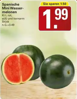 WEZ Spanische Mini Wassermelonen Angebot