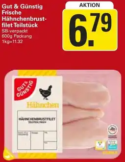 WEZ Gut & Günstig Frische Hähnchenbrustfilet Teilstück Angebot