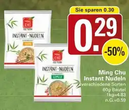WEZ Ming Chu Instant Nudeln Angebot