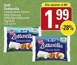 WEZ Zott Zottarella Angebot