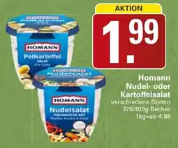 WEZ Homann Nudel- oder Kartoffelsalat Angebot