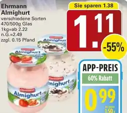WEZ Ehrmann Almighurt Angebot
