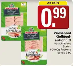 WEZ Wiesenhof Geflügelaufschnitt Angebot