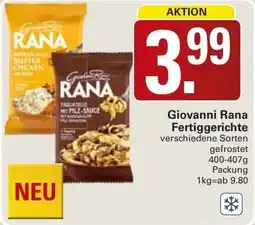 WEZ Giovanni Rana Fertiggerichte Angebot
