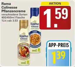 WEZ Rama Culinesse Pflanzencreme Angebot