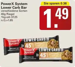 WEZ PowerX System Lower Carb Bar Angebot
