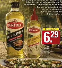 WEZ Bertolli Olivenöl Angebot