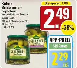 WEZ Kühne Schlemmertöpfchen Angebot