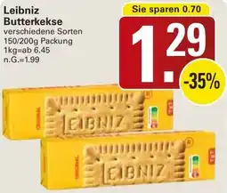WEZ Leibniz Butterkekse Angebot