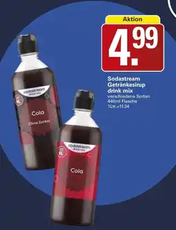WEZ Sodastream Getränkesirup drink mix Angebot
