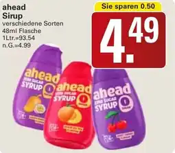 WEZ ahead Sirup Angebot