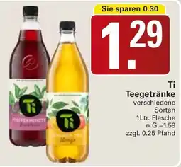 WEZ Ti Teegetränke Angebot