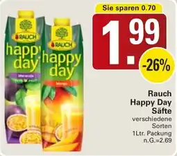 WEZ Rauch Happy Day Säfte Angebot