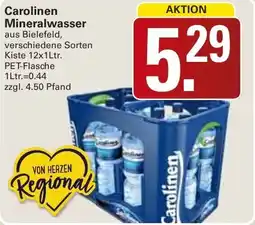 WEZ Carolinen Mineralwasser Angebot