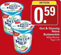 WEZ Gut & Günstig Reine Buttermilch Angebot